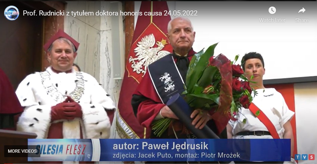 Prof. Marek Rudnicki z tytułem honoris causa