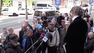 Protest przeciwko skrajnemu ubóstwu i bezdomności w Katowicach [WIDEO]