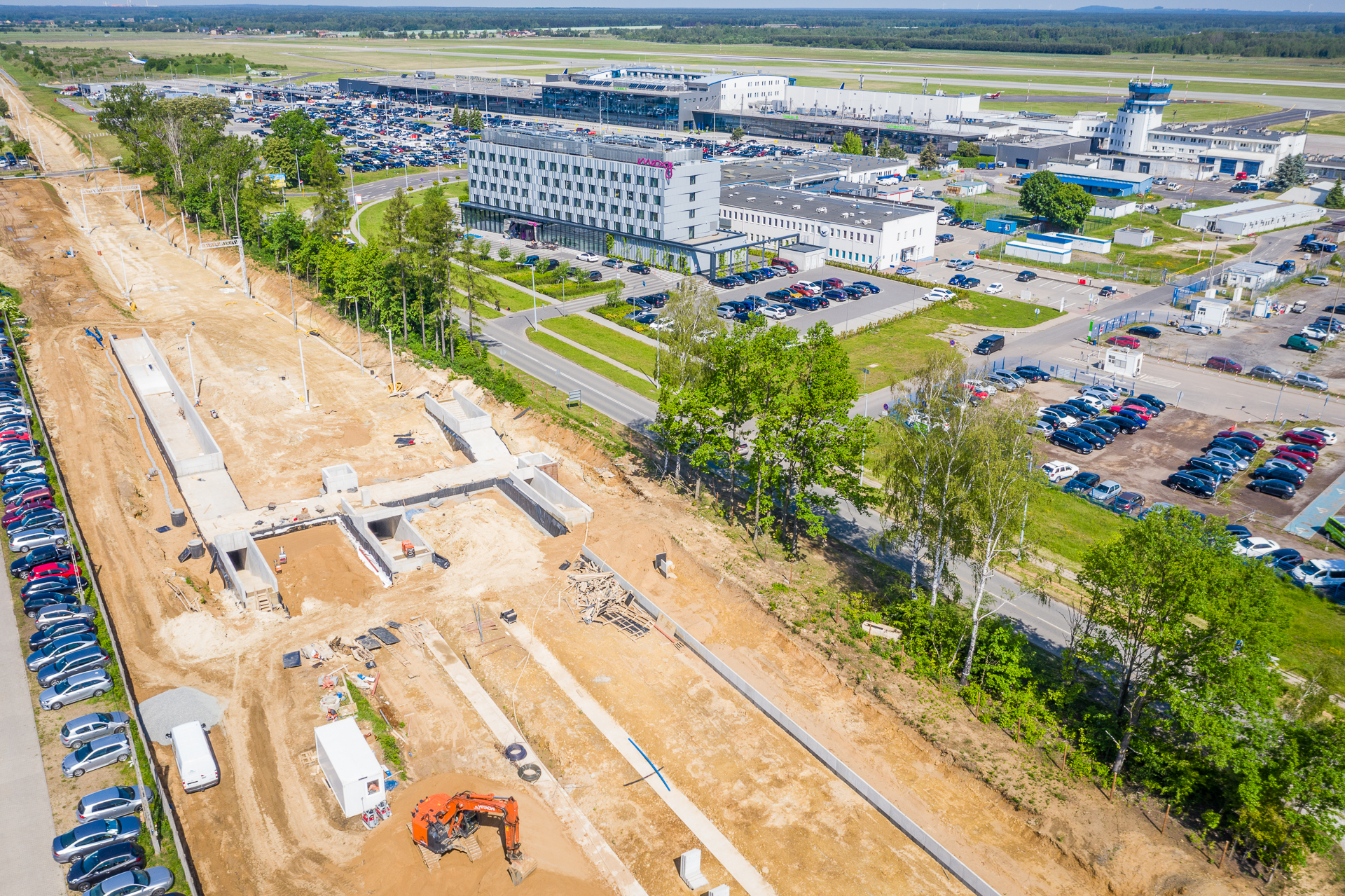 kolej na lotnisko w Pyrzowicach