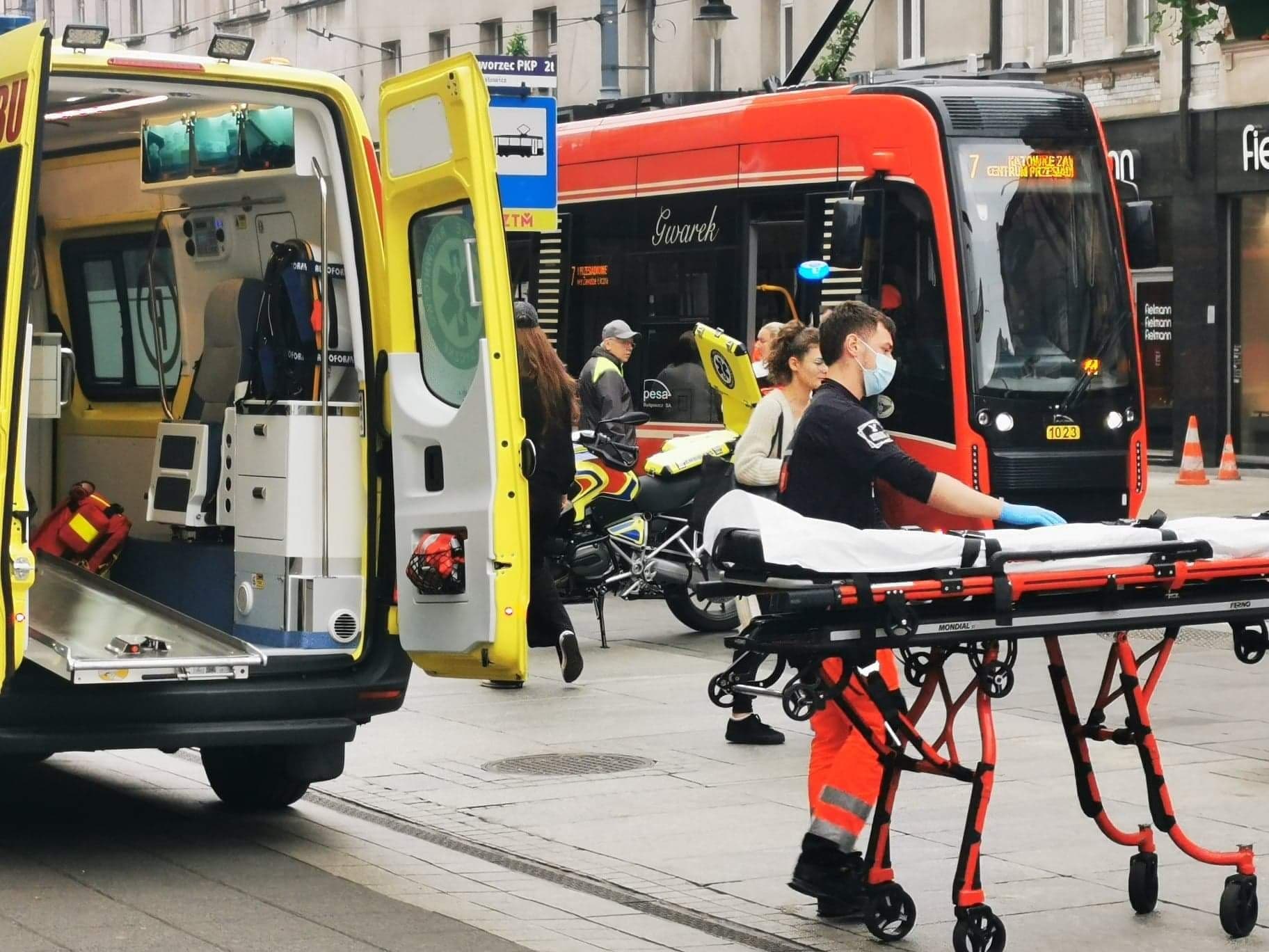 Tramwaje na 3 Maja 10 czerwca