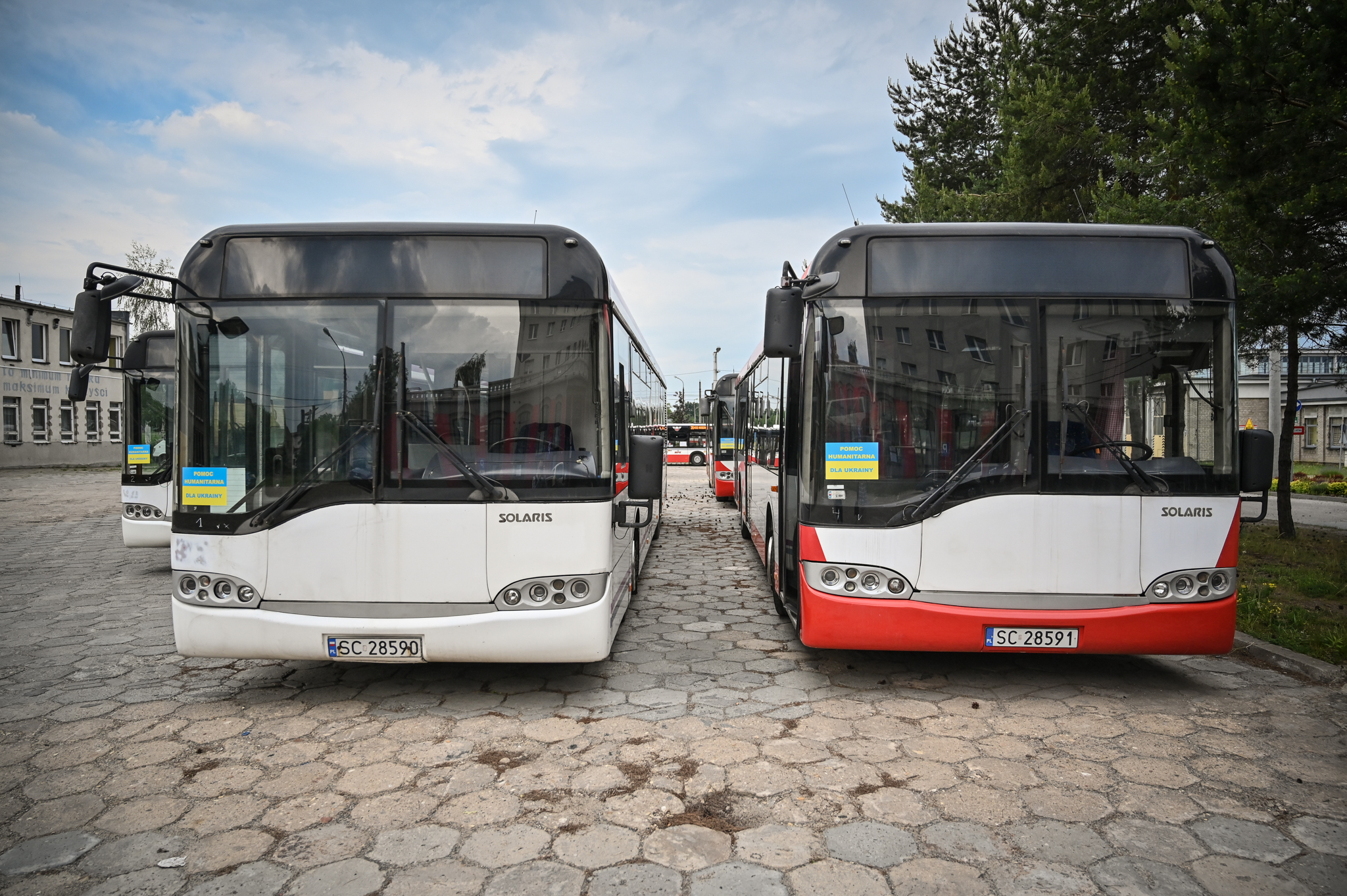 Autobusy były przeznaczone do likwidacji w ramach wymiany na nowe pojazdy elektryczne. Jednak są w tak dobrym stanie, że jeszcze długo posłużą naszym sąsiadom z Ukrainy. [fot. MPK Częstochowa]