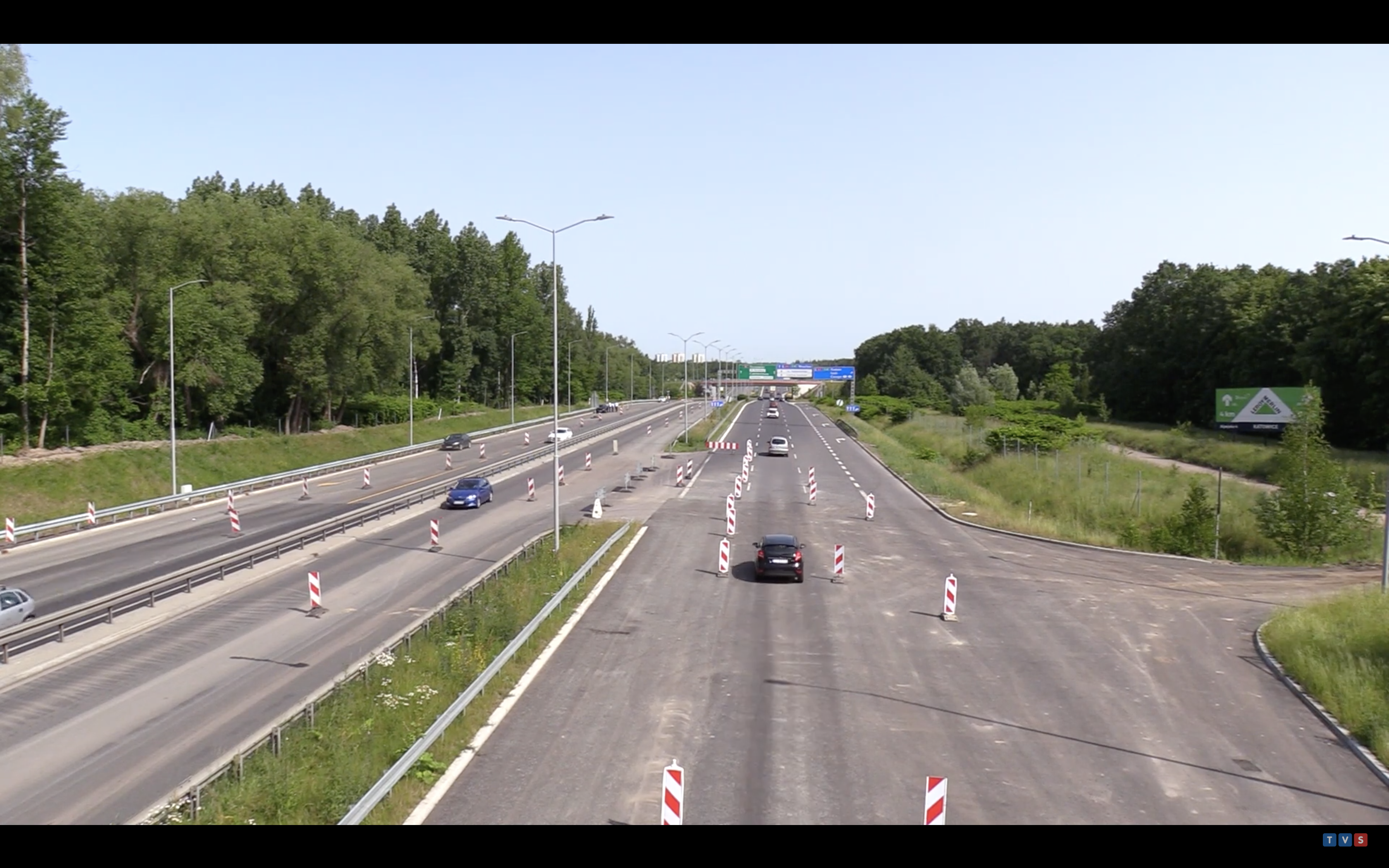 Od poniedziałku kierowcy będą mogli korzystać z nowych rozwiązań drogowych przy węźle Giszowiec.