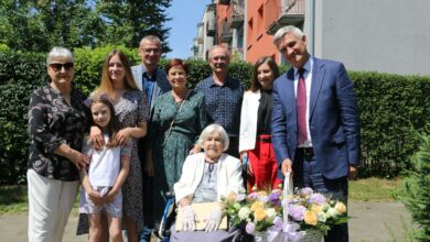 Helena Cybulska obchodzi dziś 102. urodziny. Fot. UM Czeladź