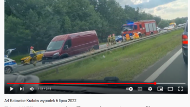 Wypadek na A4 6 lipca