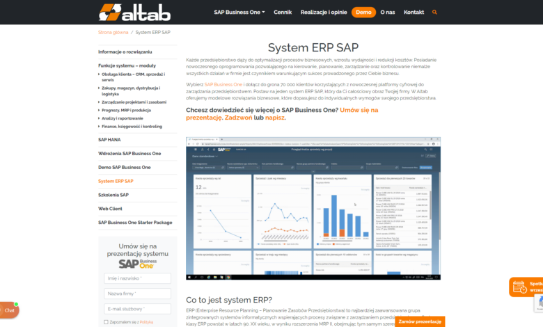 System ERP SAP - podstawowe informacje (fot. mat. partnera)