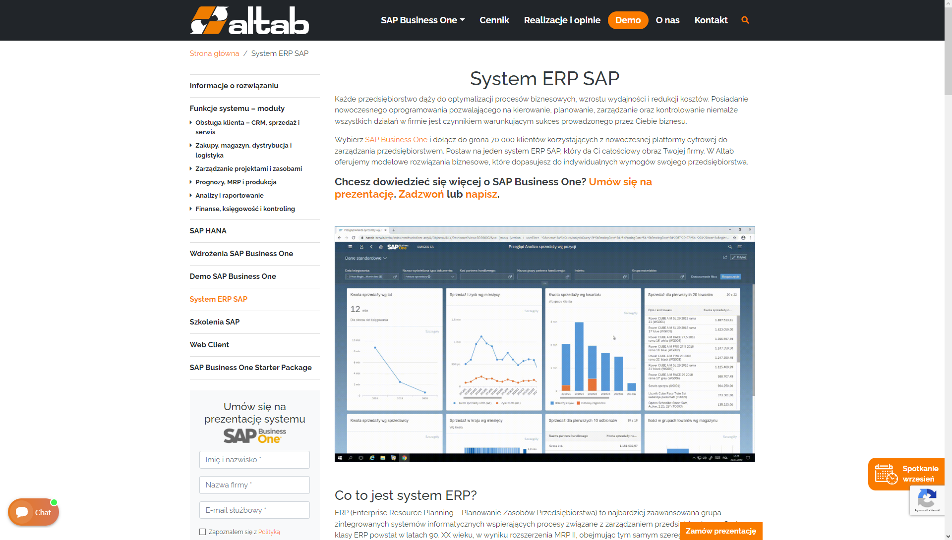 System ERP SAP - podstawowe informacje (fot. mat. partnera)