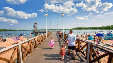 Pogoria otwarta. Badania wykazały, że woda jest czysta. Fot. UM Dąbrowa Górnicza