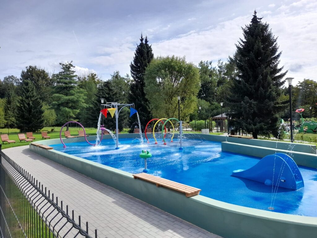 wodny plac zabaw w Parku Śląskim