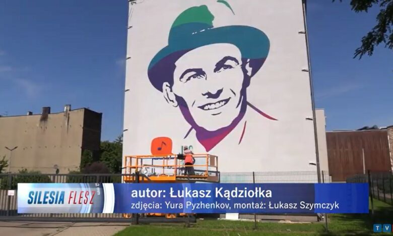Mural Kiepury w Sosnowcu