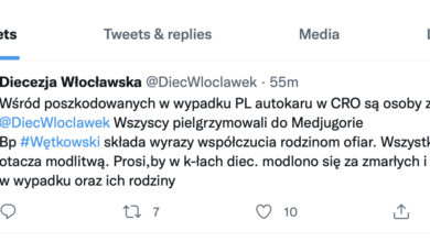 Diecezja Włocławska: w autokarze było 10-12 osób z diecezji