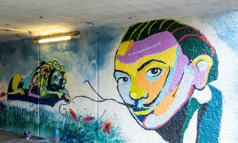 W Bytomiu powstał mural z wizerunkiem Salvadora Dalego [ZDJĘCIA]. Fot. UM Bytom