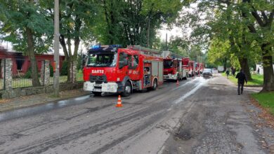 Pożar w Czeladzi 21.09