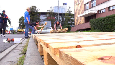 Nowa przestrzeń nad Rawą w Katowicach [WIDEO]