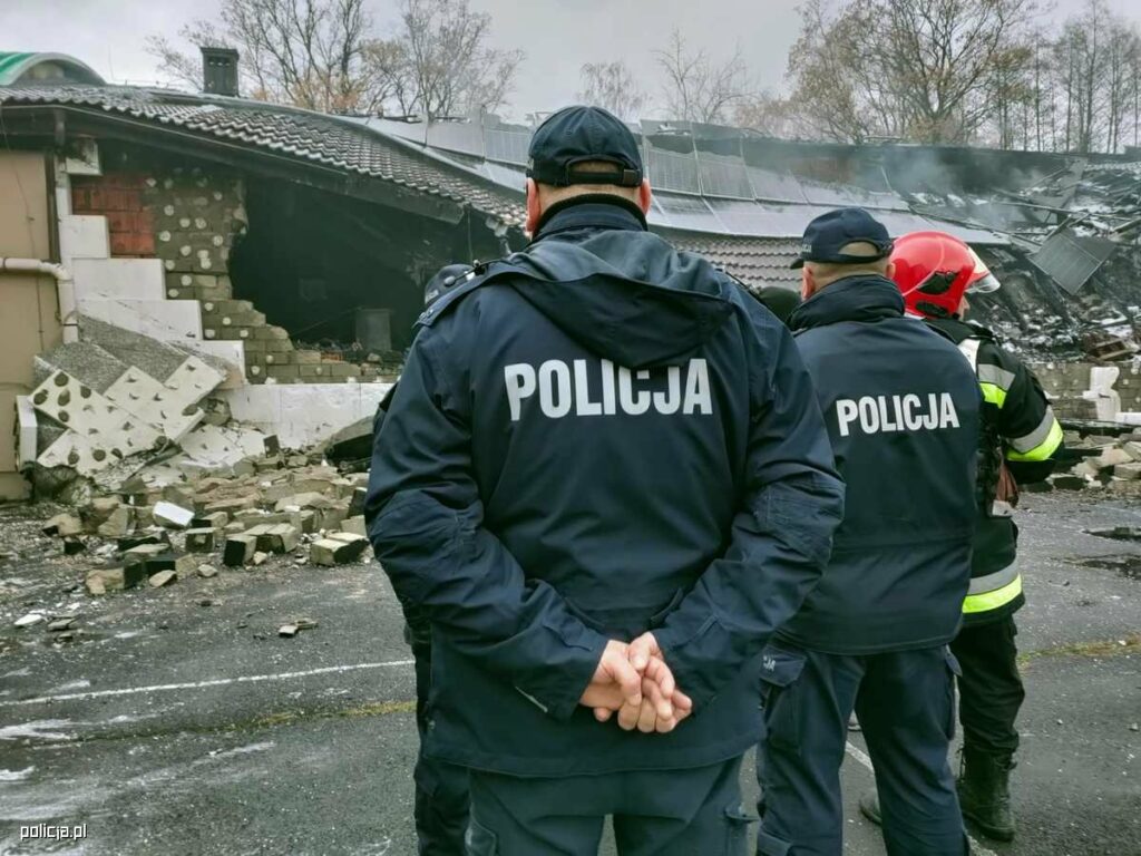 Pożar strzelnicy. Jedna osoba nie żyje/fot.policja.pl