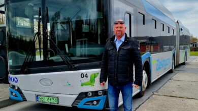 W PKM w Czechowicach kierowcą autobusu jest... medalista igrzysk w Sydney. Fot. PKM w Czechowicach-Dziedzicach