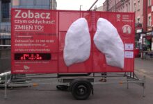 Mobilne płuca w Sosnowcu/fot.TVS