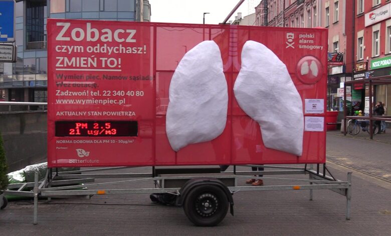 Mobilne płuca w Sosnowcu/fot.TVS