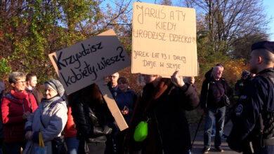 Jarosław Kaczyński w Bielsku-Białej. Była manifestacja. Zobaczcie wideo