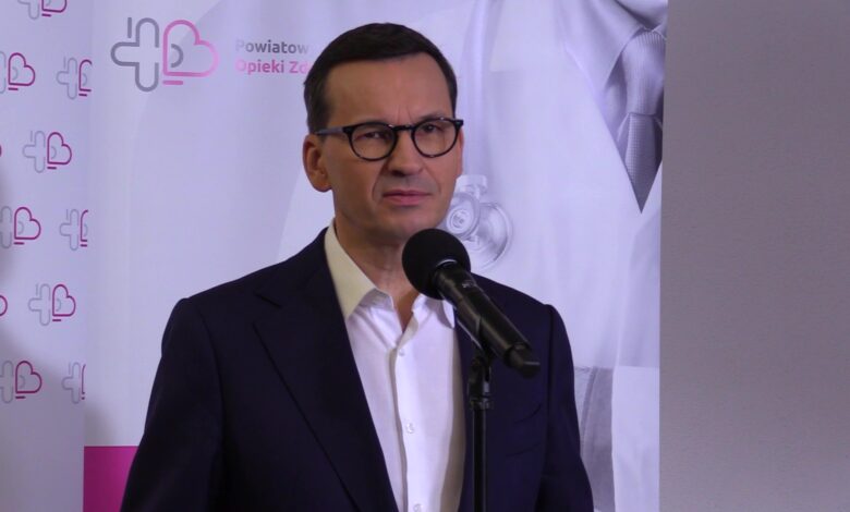 Premier Mateusz Morawiecki w Czeladzi/fot.TVS