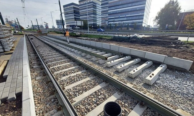 tramwaje śląskie budowa torowiska zamkną tunel
