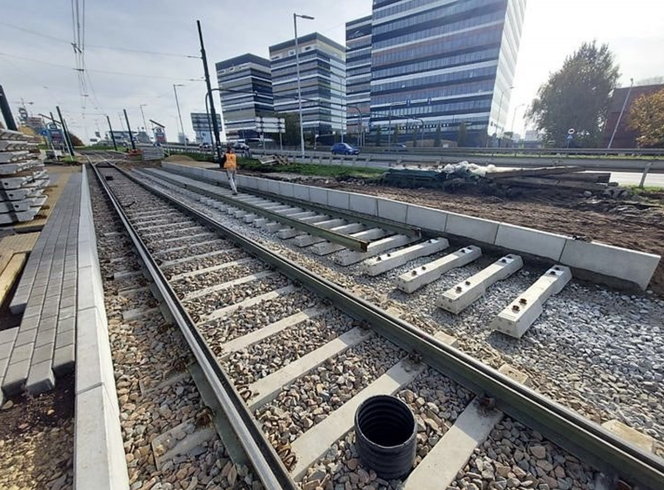 tramwaje śląskie budowa torowiska zamkną tunel
