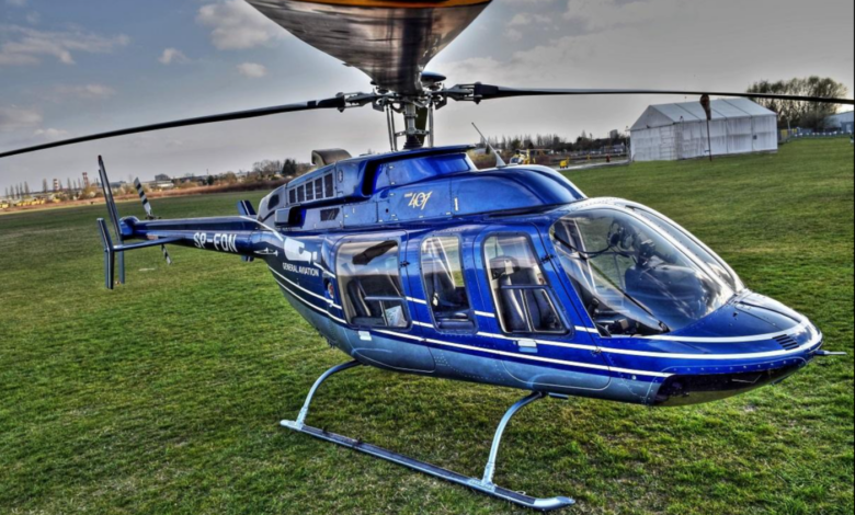wielki helikopter Bell 407