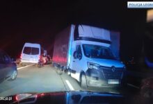 Autostradą pod prąd. Kierowcy zablokowali korytarz życia na A4/fot.policja.pl