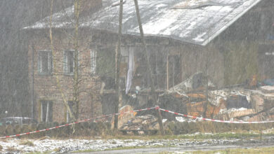 Wybuch gazu w budynku wielorodzinnym. Akcja 16 zastępów straży pożarnej/fot.TVS