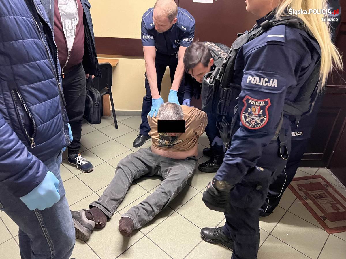 Gliwice: zadźgał nożem swojego brata. Fot. Śląska Policja