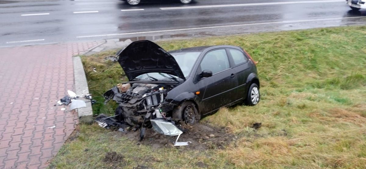 Koszmarny wypadek na Mikołowskiej w Przegędzy/fot.Śląska Policja