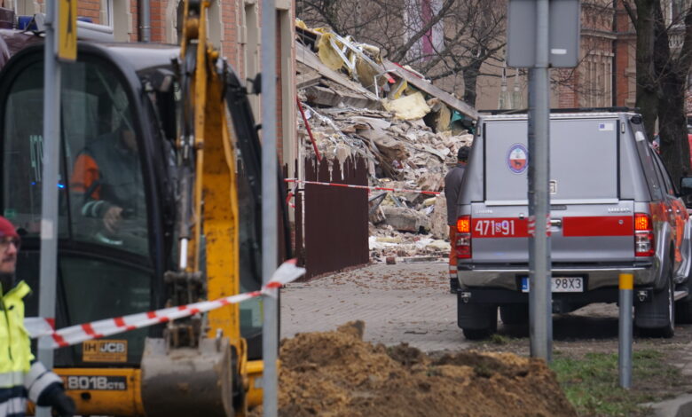 wybuch w Katowicach