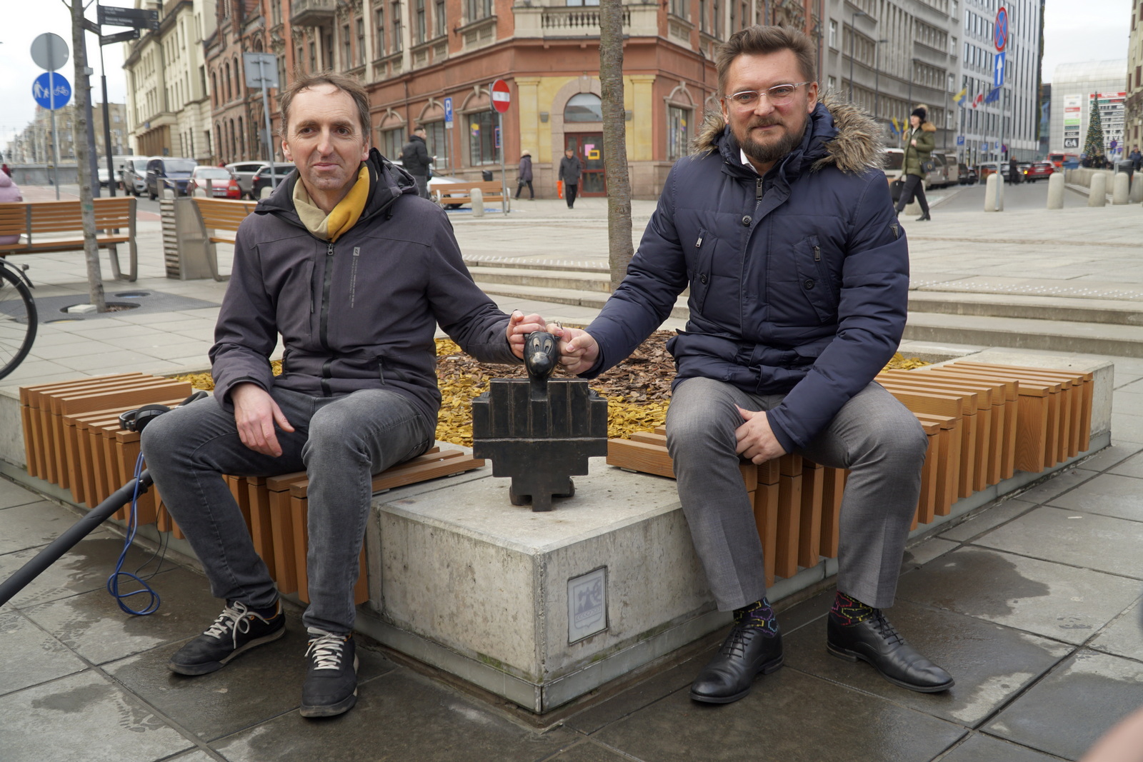 Katowice mają nowego Beboka. Stoi na Placu Kwiatowym/fot.UM Katowice