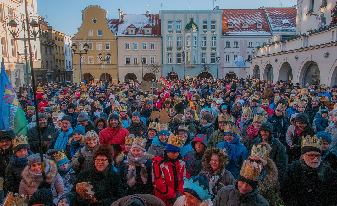 Trzy grupy, trzy różne miejsca. Orszak Trzech Króli w Gliwicach/fot.UM Gliwice
