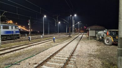 Po kłótni z mężem, poszła pobiegać po torach.../fot.Policja Małopolska