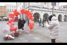 Przez cały weekend na rynku w Gliwicach odbywa się Walentynkowy Festiwal Słodkości i Rękodzieła.