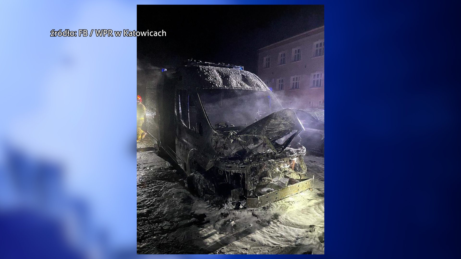 Podpalił karetki dla Ukrainy. Piroman w rękach policji
