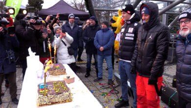 Ustroń powitał mistrza Piotra Żyłę. Zobaczcie wideo