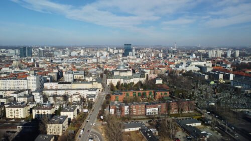 zarobki w katowicach panorama katowic