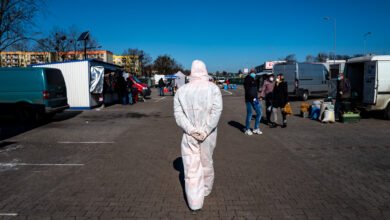 Taki widok na miejskich targowiskach nie był dla nikogo zaskoczeniem.