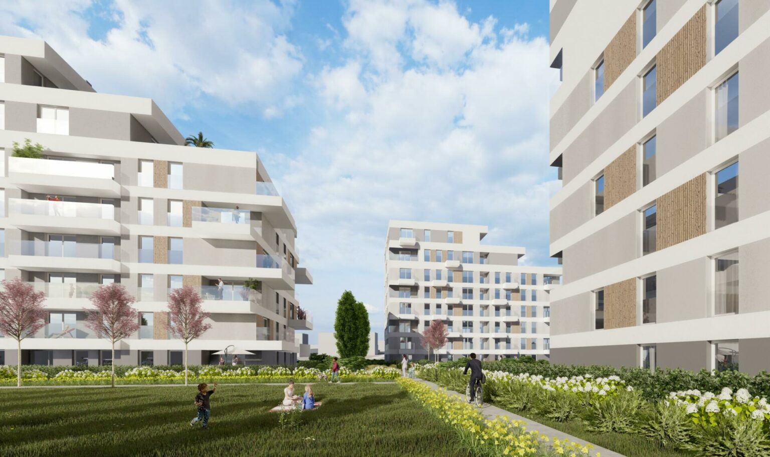 Nowoczesne bloki i 168 mieszkań dla mieszkańców Dąbrowy Górniczej. [fot. UM w Dąbrowie Górniczej]