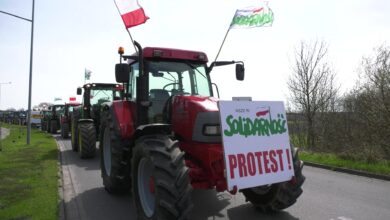 Protest rolników blokada dróg 24 stycznia