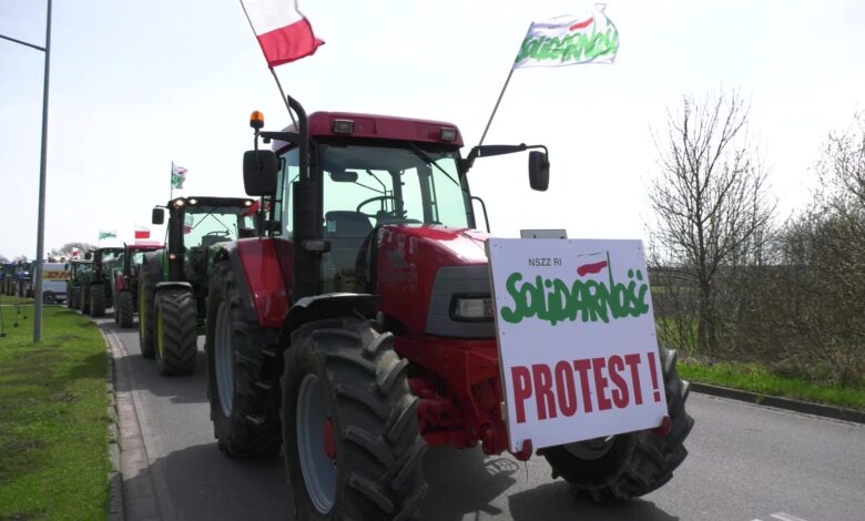 Protest rolników blokada dróg 24 stycznia