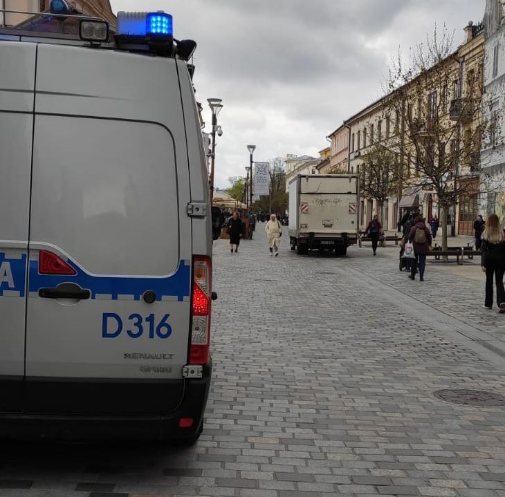 Tragiczny wypadek w centrum miasta. Nie żyje 47-letnia kobieta/fot.KMP Lublin
