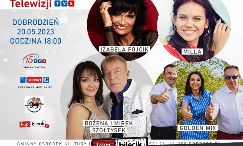 Dzień Matki z Telewizją TVS. Widzimy się 20 maja w Dobrodzieniu/fot.kupbilecik.pl