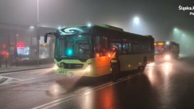 Pijany kierowca autobusu w Piekarach Śląskich/fot.Śląska Policja