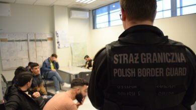 13 Syryjczyków próbowało nielegalnie wlecieć do Polski. Fot. Straż Graniczna Śląsk