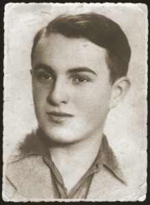 Owi Duński, jeden z liderów żydowskiego ruchu oporu w Sosnowcu. [fot. United States Holocaust Memorial Museum] 
