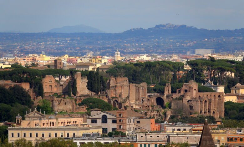 Gianicolo w Rzymie, Panorama Rzymu 