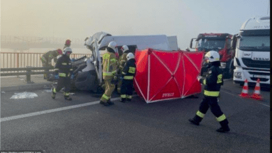 wypadek na a1 11 kwietnia Tuszyn