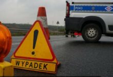 wypadek na a4 w gliwicach 11 kwietnia